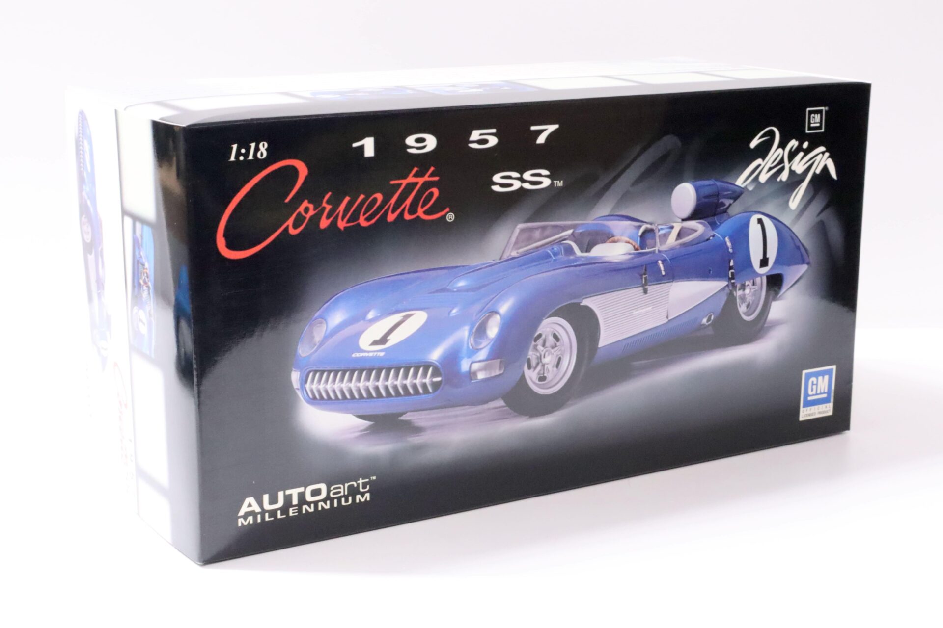 1:18 AUTOart Chevrolet Corvette SS 1957 blue #1