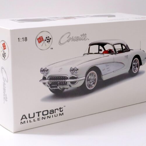 1:18 AUTOart Chevrolet Corvette C1 1958 Snowcrest white