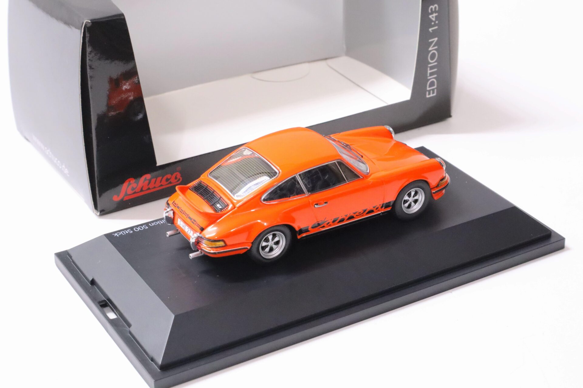 1:43 Schuco Porsche 911 Carrera RS 2.7 Coupe Phönix red/ orange
