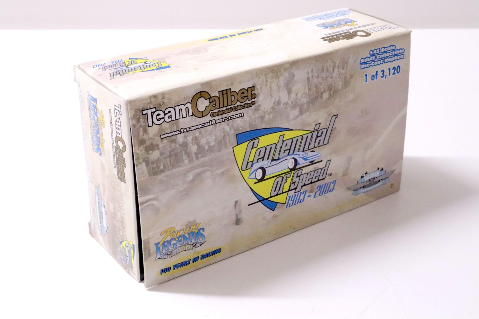 1:43 Team Caliber 1952 Hudson Hornet Tim Flock/ Jocko Flocko #91 blue