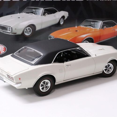 1:18 ACME 1968 Pontiac Firdbird Coupe white/ black roof