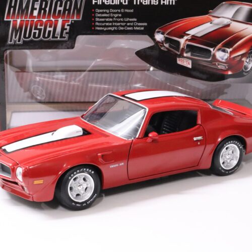 1:18 Auto World 1972 Pontiac Firebird Trans Am Cardinal red