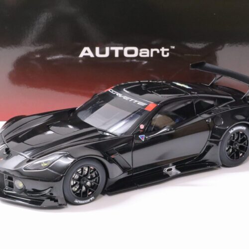 1:18 AUTOart Chevrolet Corvette C7.R Plain Body Version Glossy black
