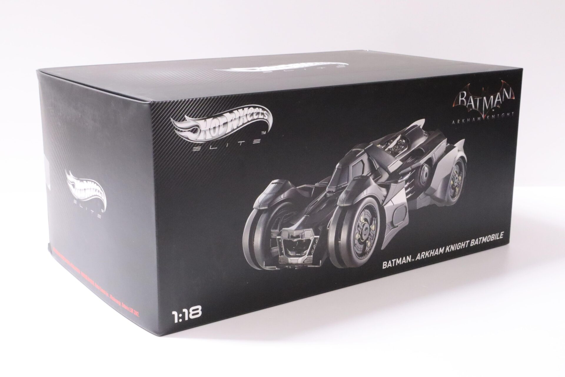 1:18 Hot Wheels Elite BATMAN Arkham Knight Batmobile black
