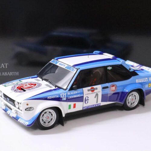 1:18 Kyosho Fiat 131 Abarth 1981 Alen/ Kivimaki Rally Costa Smeralda #1 Martini