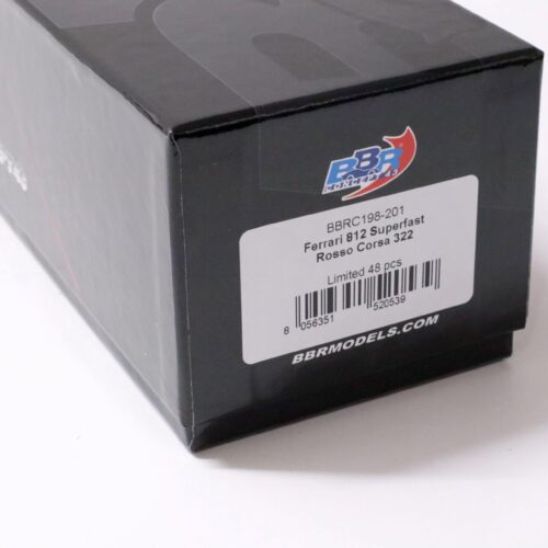 1:43 BBR Ferrari 812 Superfast Rosso Corsa 322 red/ grey wheel - Limited 48 pcs.