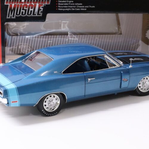 1:18 Auto World 1970 Dodge Charger 440 R/T SE Coupe blue metallic