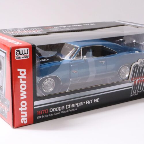 1:18 Auto World 1970 Dodge Charger 440 R/T SE Coupe blue metallic