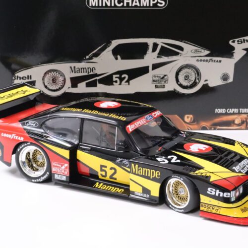 1:18 Minichamps Ford Capri Turbo Gr. 5 MAMPE #52 Hans Heyer DRM 1978