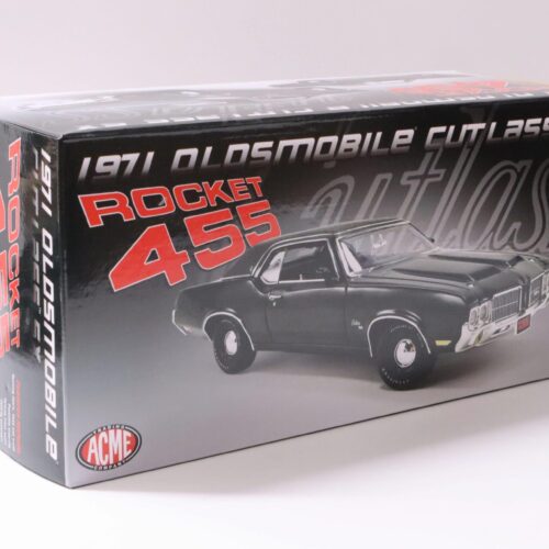 1:18 ACME 1971 Oldsmobile Cutlass SX Rocket 455 antique green/ black vinyl roof