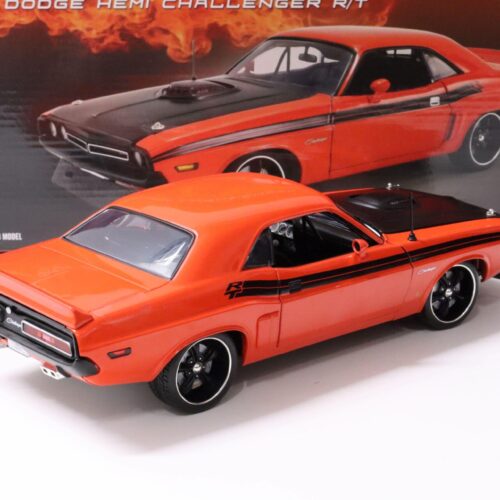 1:18 ACME 1971 Dodge Challenger R/T 426 Hemi Street Fighter FIREBALL orange