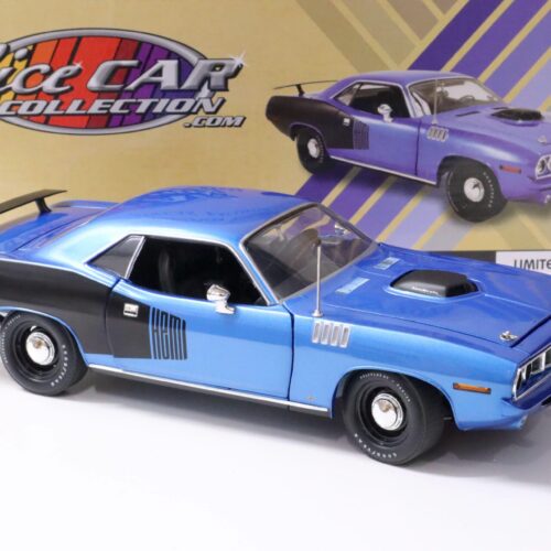 1:18 ACME 1971 Plymouth Hemi Cuda Barracuda NICECAR Exclusive B5 blue/ black