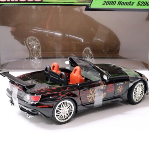 1:18 ERTL Joyride 2000 Honda S2000 with Top "The Fast and there Furious" black - Image 3