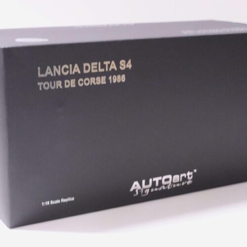 1:18 AUTOart Lancia Delta S4 Tour de Corse 1986 Toivonen/ Cresto #4 Martini Racing