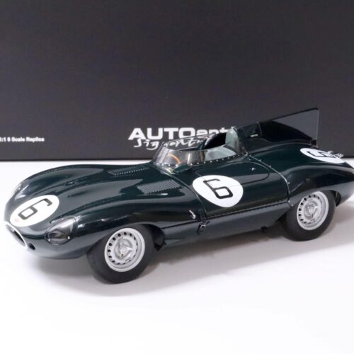 1:18 AUTOart Jaguar D-Type LeMans 24HR Race 1955 Winner J.M. Hawthorn/ Bueb #6