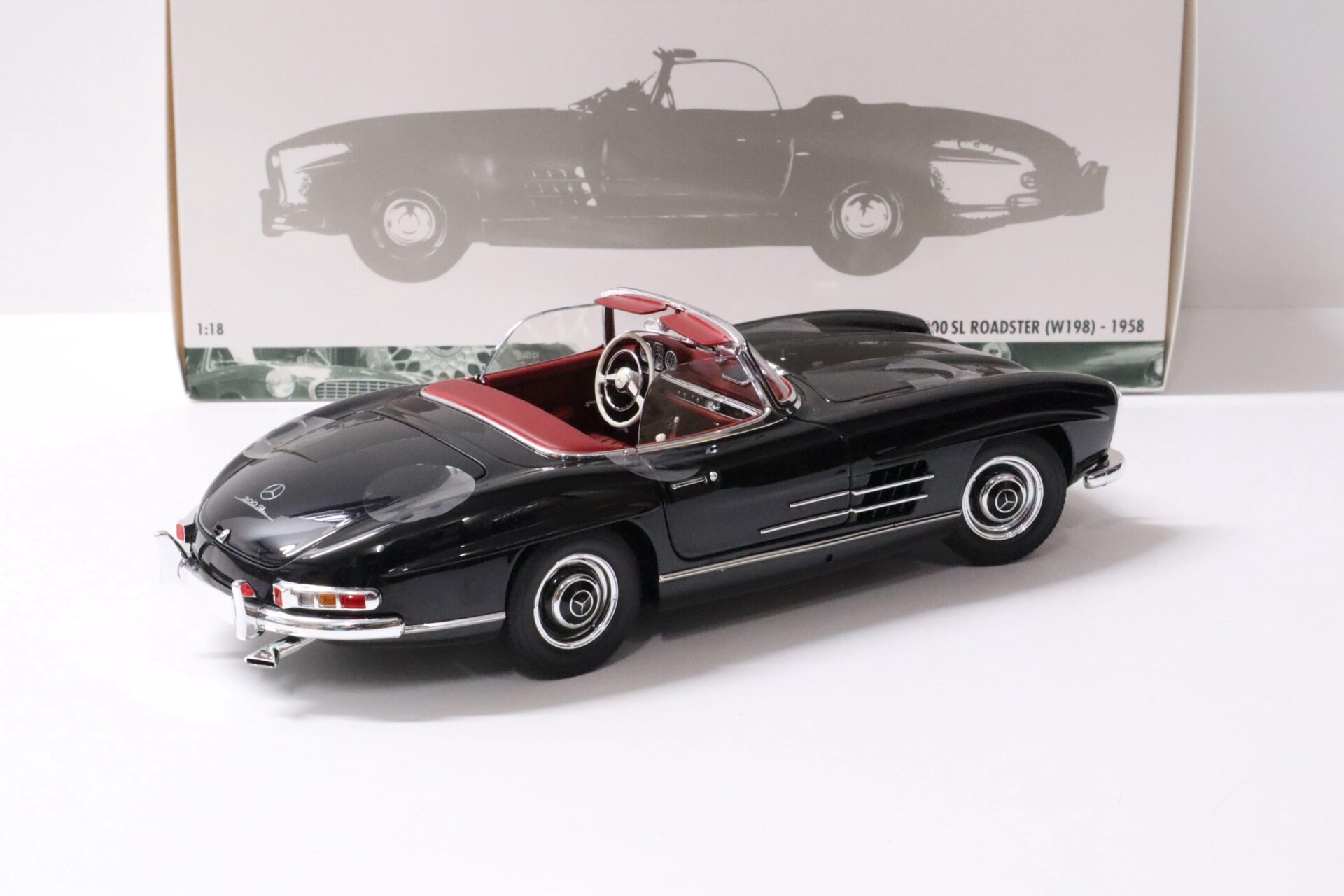 1:18 Minichamps Mercedes 300SL Roadster (W198) black 1958