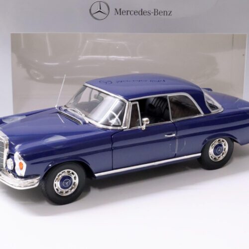 1:18 Norev Mercedes 280 SE Coupe W108 dark blue DEALER VERSION
