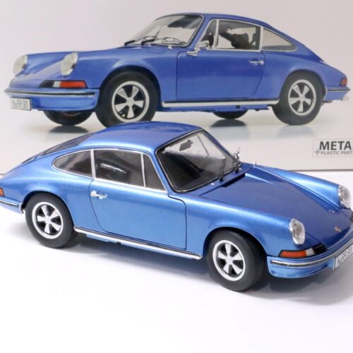 1:18 Schuco Porsche 911 S Coupe 1973 blue metallic