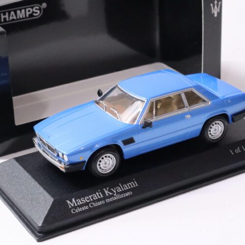 1:43 Minichamps Maserati Kyalami 1982 Celeste Chiaro metallizzato blue