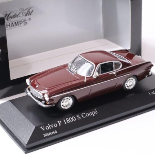 1:43 Minichamps Volvo P1800 S Coupe 1969 Mörkröd dark red