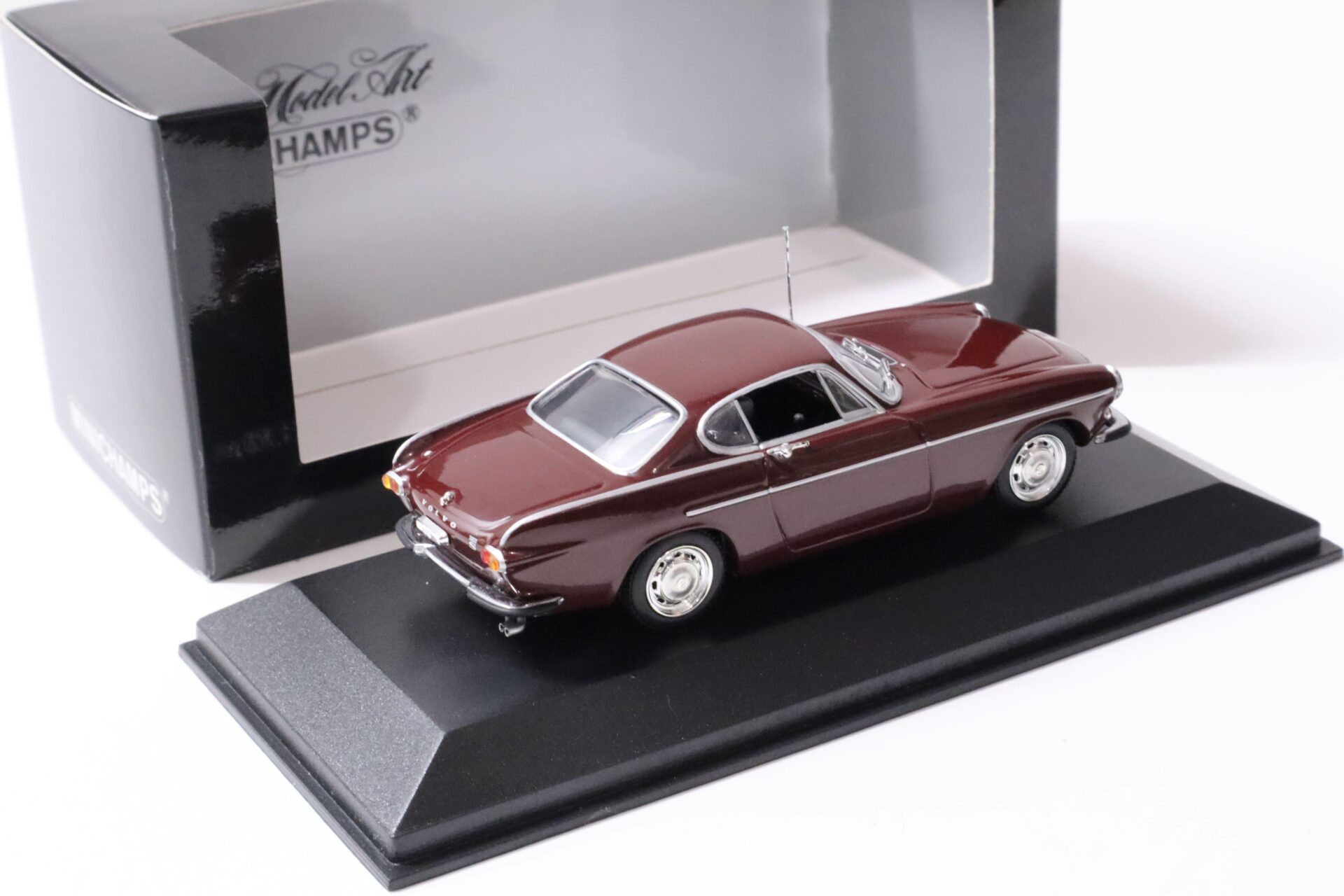 1:43 Minichamps Volvo P1800 S Coupe 1969 Mörkröd dark red