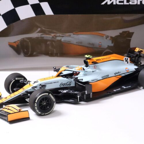 1:18 Minichamps McLAREN F1 Team MCL35M Lando Norris Monaco GP 2021
