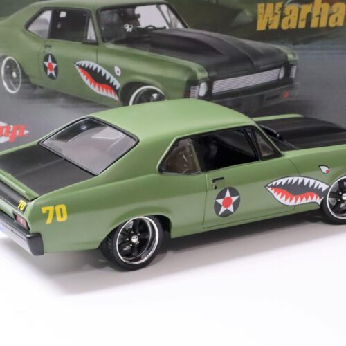 1:18 GMP 1970 Chevrolet Nova Street Fighter Coupe WARHAWK green/ black