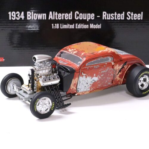 1:18 GMP Hot Rod 1934 Blown Altered Coupe - Rusted Steel red Limited Edition