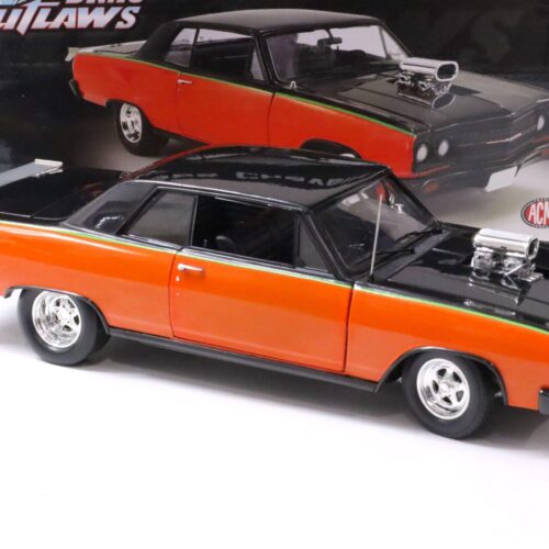 1:18 ACME 1965 Chevrolet Chevelle SS Coupe DRAG OUTLAWS black/ orange