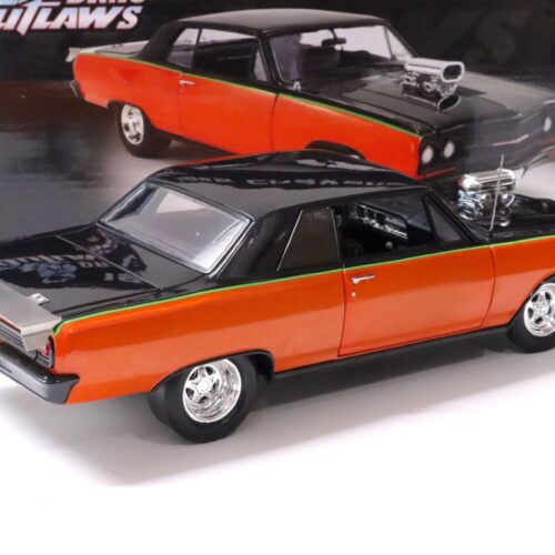 1:18 ACME 1965 Chevrolet Chevelle SS Coupe DRAG OUTLAWS black/ orange