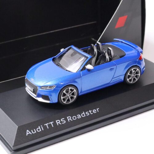 1:43 iScale Audi TT RS Roadster Ara Blue metallic DEALER VERSION
