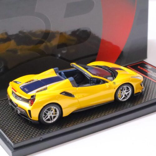 1:43 BBR Ferrari 488 Pista Spider RHD Giallo Tristrato yellow - Limited Edition 35 pcs.