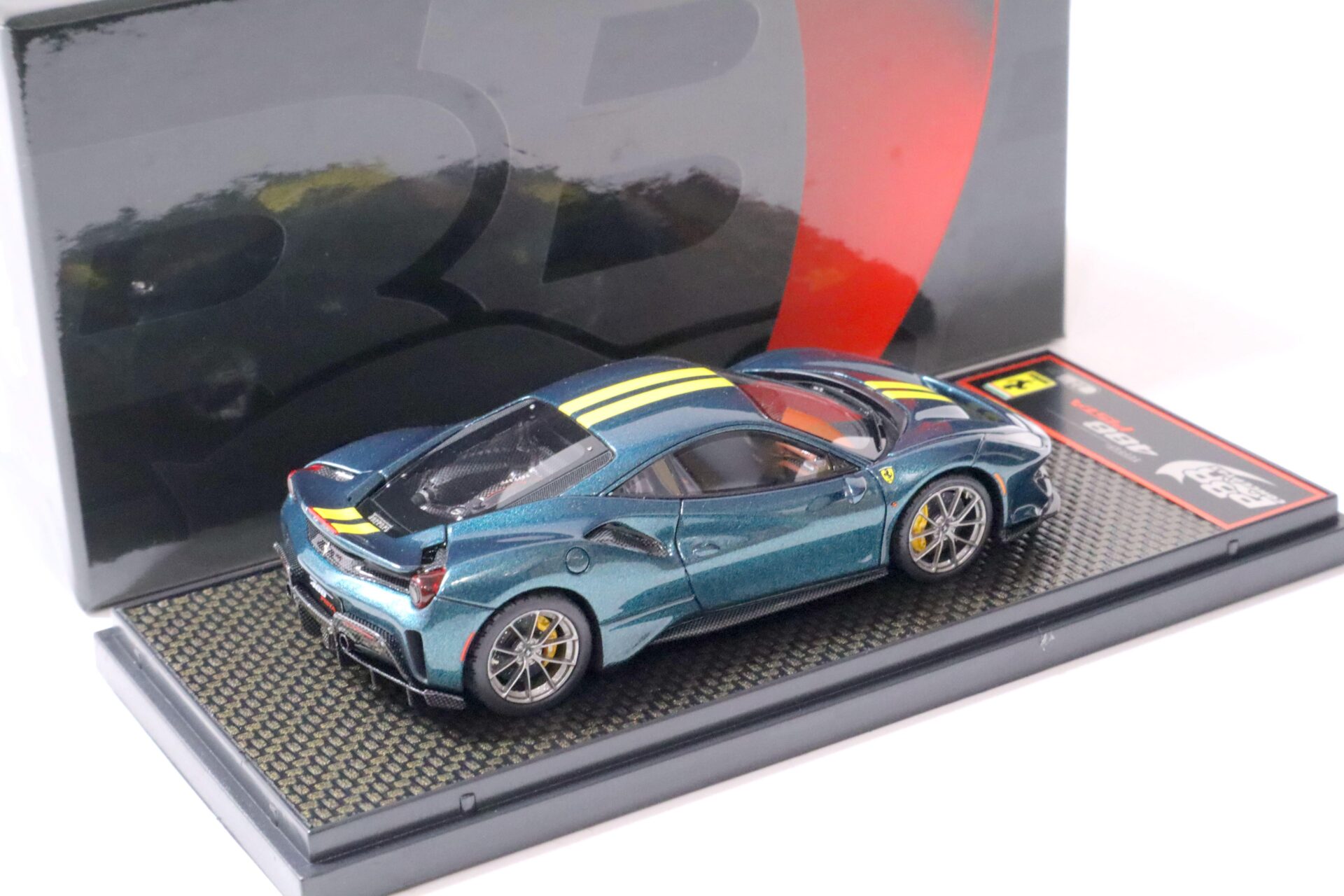 1:43 BBR Ferrari 488 Pista 2020 LHD Verde Scuro metallic green - Limited Edition 35 pcs.