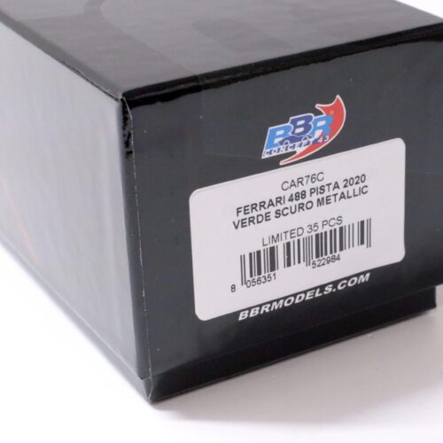 1:43 BBR Ferrari 488 Pista 2020 LHD Verde Scuro metallic green - Limited Edition 35 pcs.
