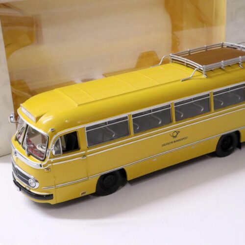1:43 Minichamps Mercedes O 321 H Kraftbus Deutsche Post yellow