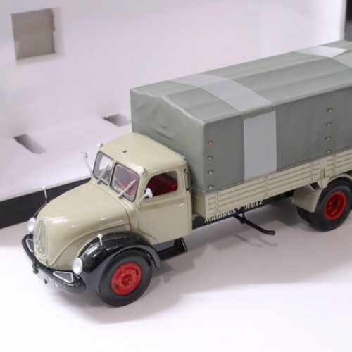 1:43 Minichamps Magirus S 6500 Canvas LKW Pritsche/ Plane grey/ black 1955