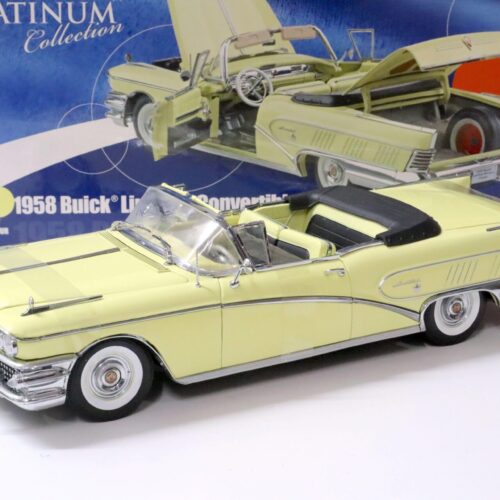 1:18 Sun Star 1958 Buick Limited Convertible Casino Cream yellow