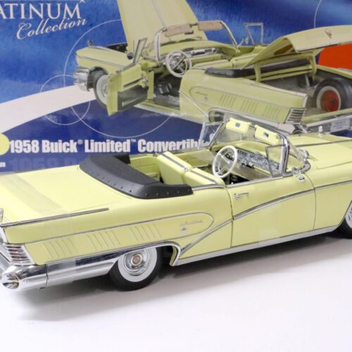 1:18 Sun Star 1958 Buick Limited Convertible Casino Cream yellow