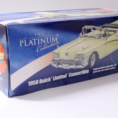 1:18 Sun Star 1958 Buick Limited Convertible Casino Cream yellow
