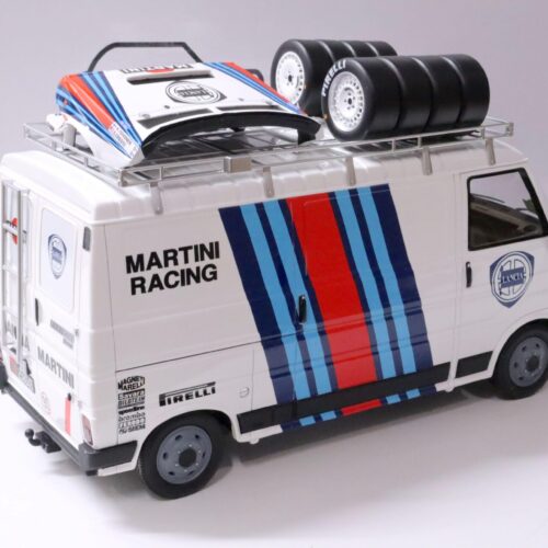 1:18 OTTO mobile OT910 Fiat 242 Kasten Lancia Team Assistance Rallye Martini 1986