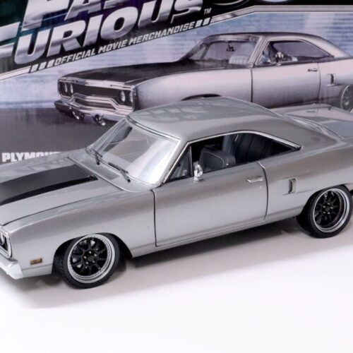 1:18 GMP 1970 Plymouth Road Runner Fast & Furious grey metallic/ black