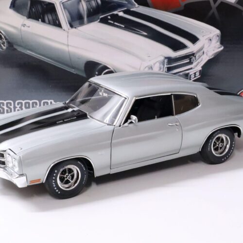 1:18 ACME 1970 Chevrolet Chevelle SS 396 Coupe silver/ black