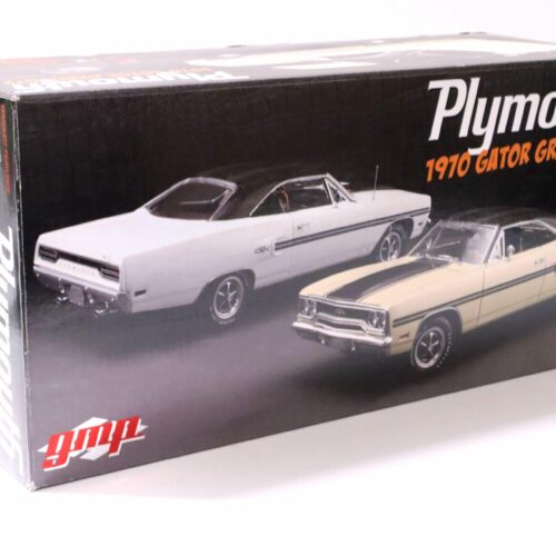 1:18 GMP 1970 Plymouth GTX "GATOR GRAIN" 440 Super Commando white