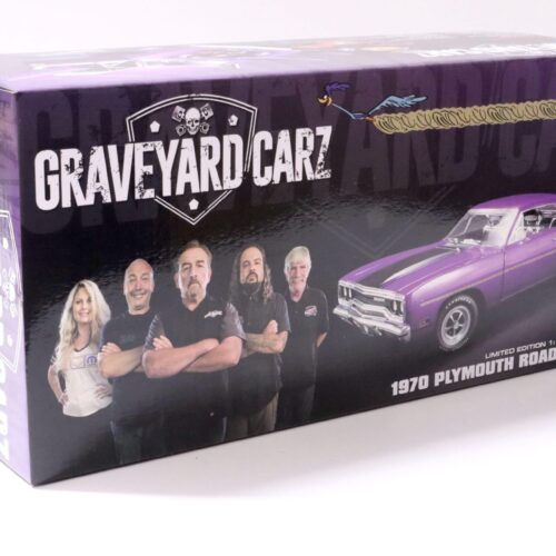 1:18 GMP 1970 Plymouth Road Runner "Graveyard Carz" purple