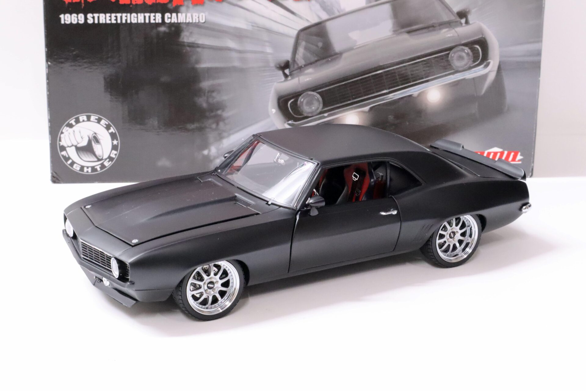 ID 62854 orig.jpg 1:18 GMP 1969 Chevrolet Camaro Street Figther UNLEASHED matt black