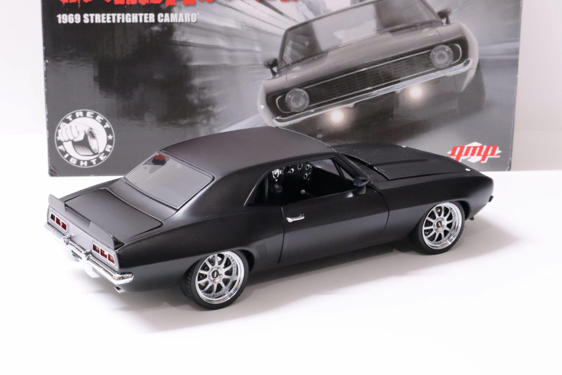 1:18 GMP 1969 Chevrolet Camaro Street Figther UNLEASHED matt black