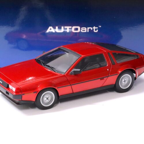 1:18 AUTOart Delorean DMC-12 Coupe metallic red 1981