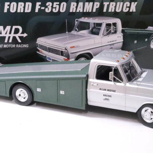1:18 ACME 1970 Ford F-350 Ramp Truck Allan Moffat Motor Racing silver/ green