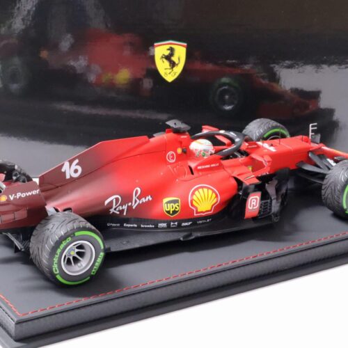 1:18 BBR F1 Ferrari SF21 C.Leclerc #16 Emilia Romagna Italy GP 2021 Intermediate Tyres