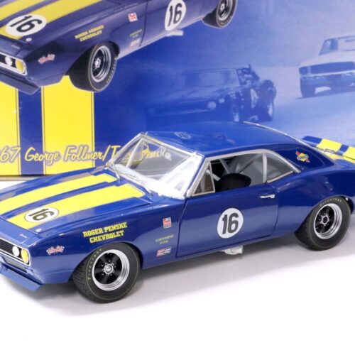 1:18 GMP 1967 Chevrolet Camaro Z28 Team Penske SUNOCO #16 Follmer/ Penske - Image 1